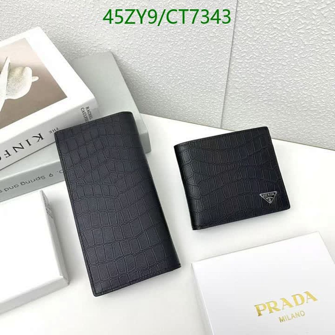 Prada-Wallet-4A Quality Code: CT7343 $: 45USD