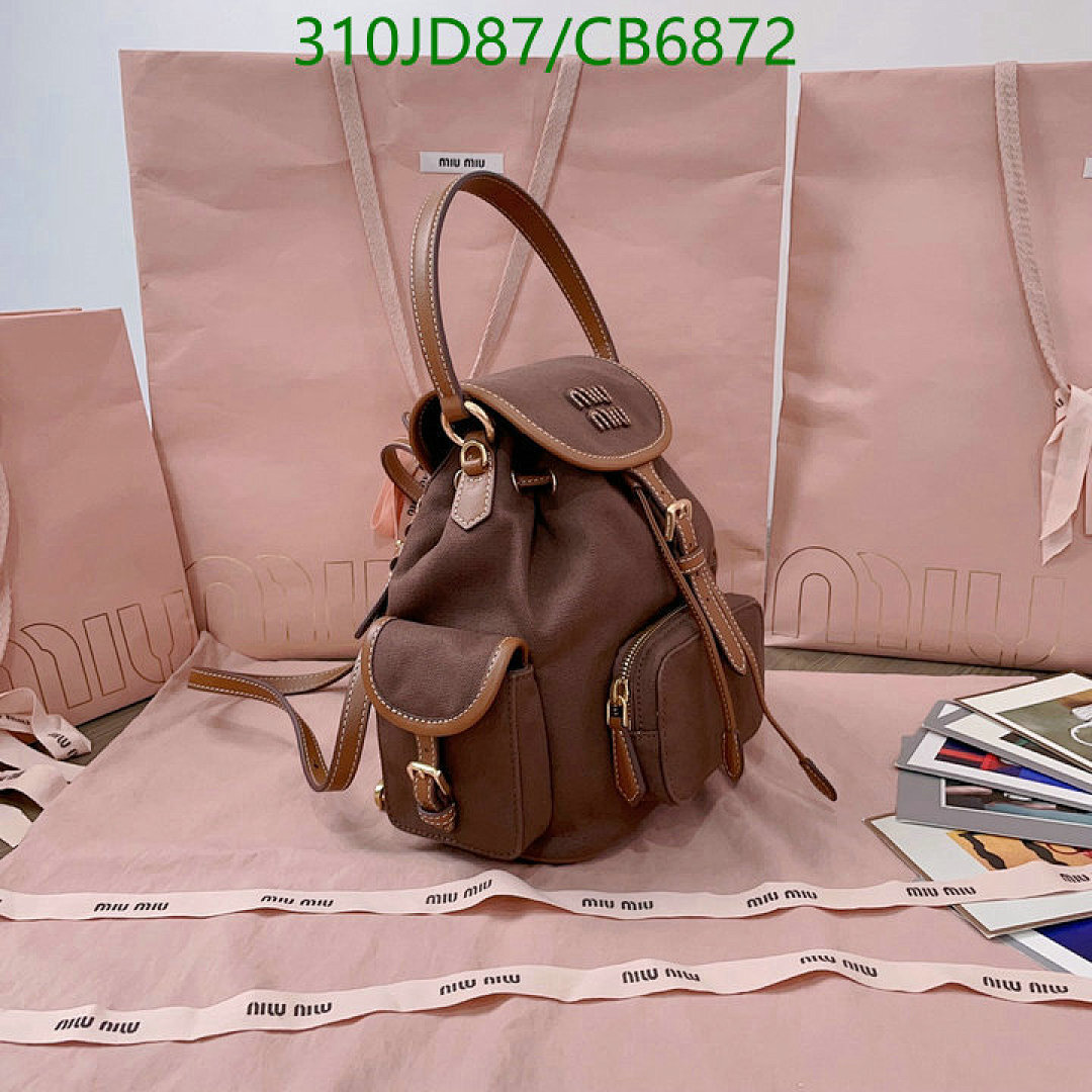 Miu Miu-Bag-Mirror Quality Code: CB6872 $: 310USD