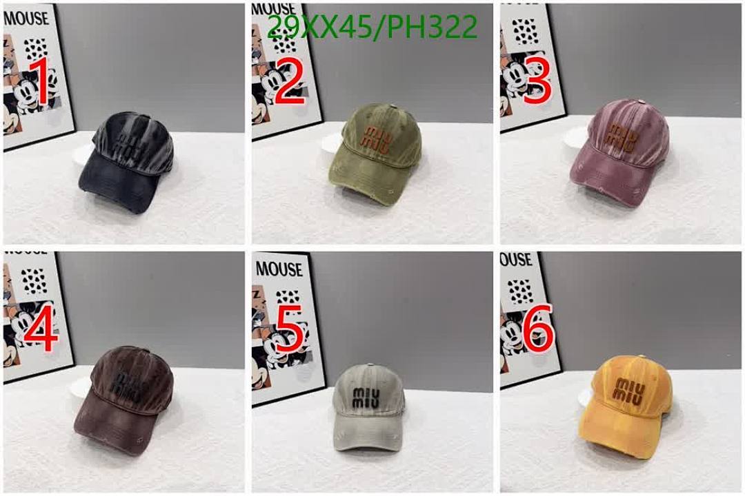 Miu Miu-Cap(Hat) Code: PH322 $: 29USD