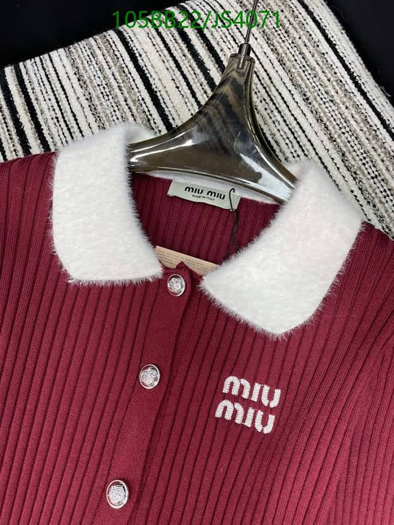 MIUMIU-Clothing Code: JS4071 $: 105USD