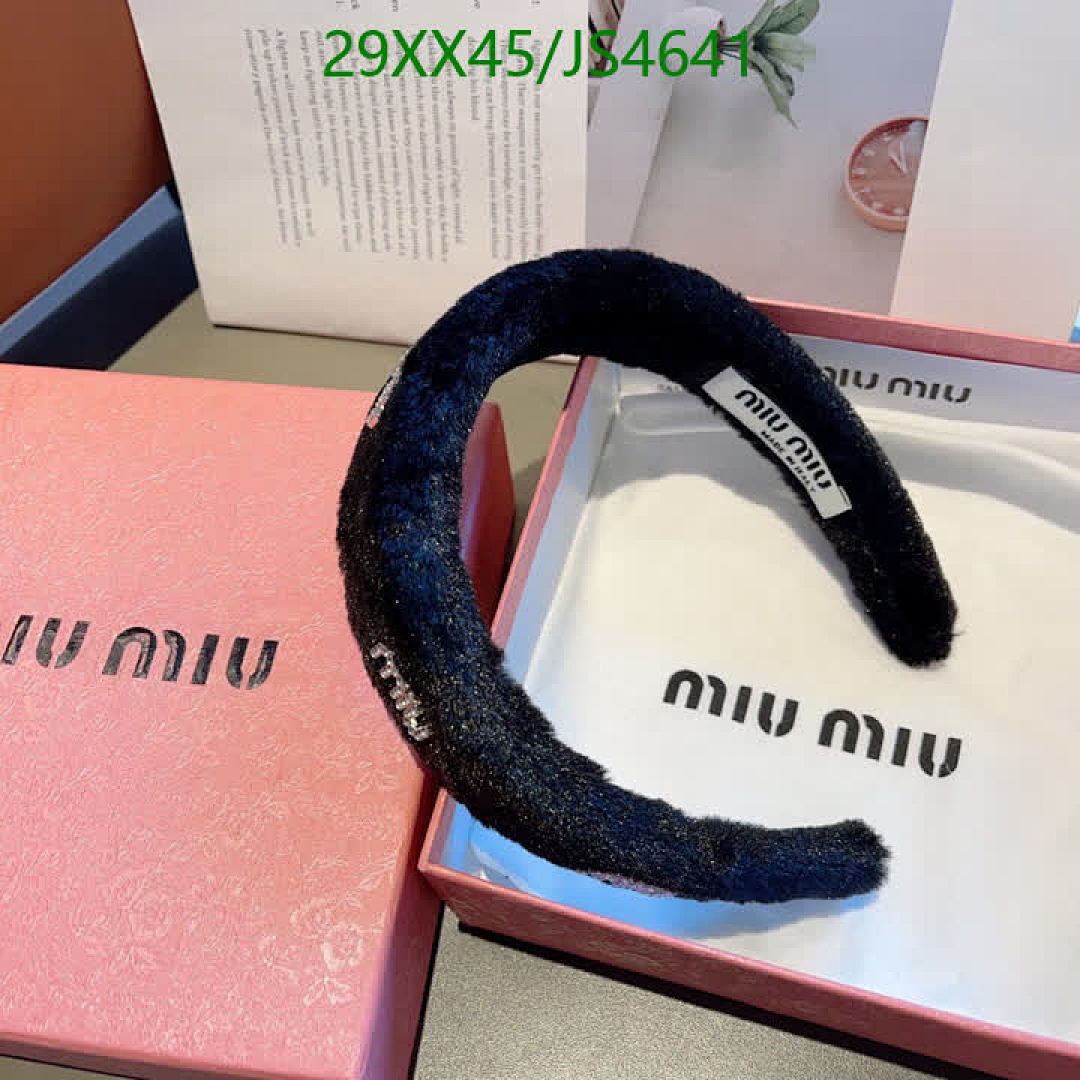 MIU MIU-Headband Code: JS4641 $: 29USD