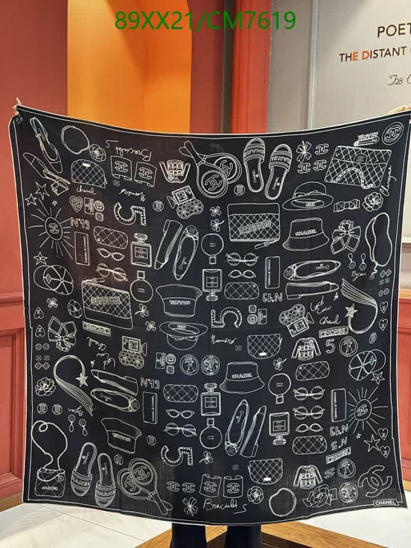 Chanel-Scarf Code: CM7619 $: 89USD