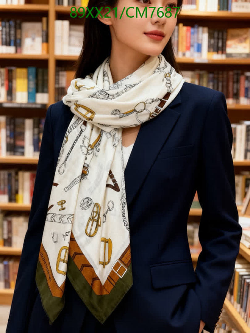 Hermes-Scarf Code: CM7687 $: 89USD