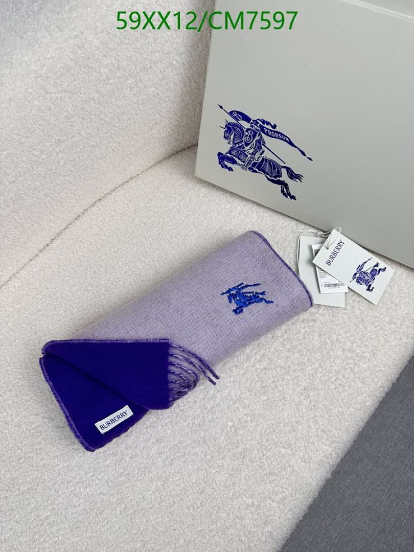 Burberry-Scarf Code: CM7597 $: 59USD