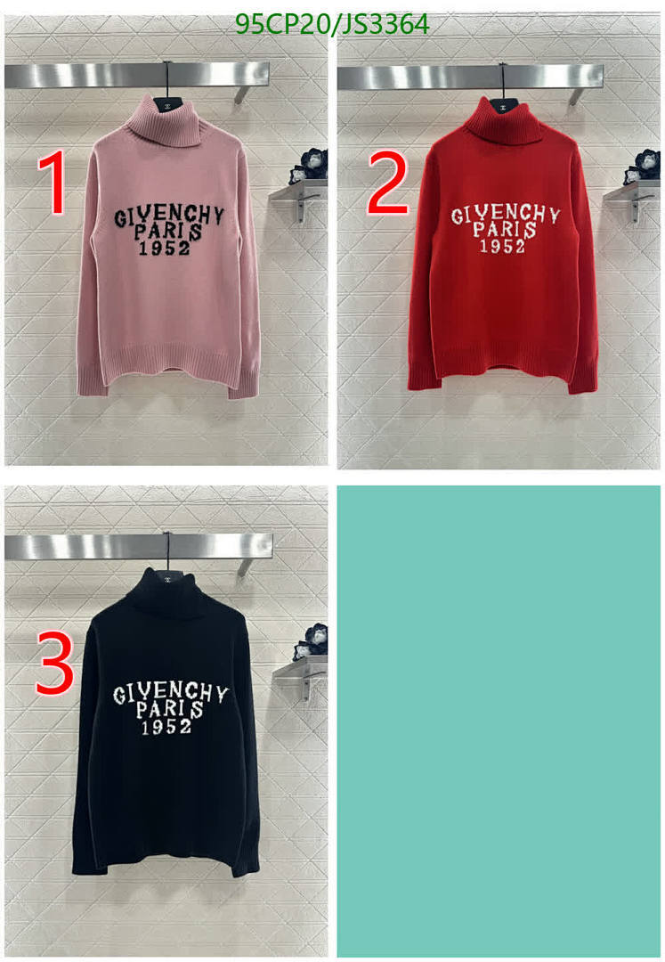 Givenchy-Clothing Code: JS3364 $: 95USD