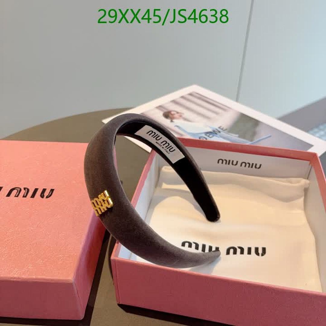 MIU MIU-Headband Code: JS4638 $: 29USD