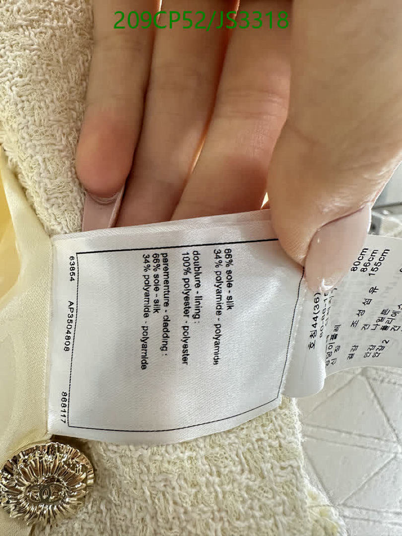 Chanel-Clothing Code: JS3318 $: 209USD
