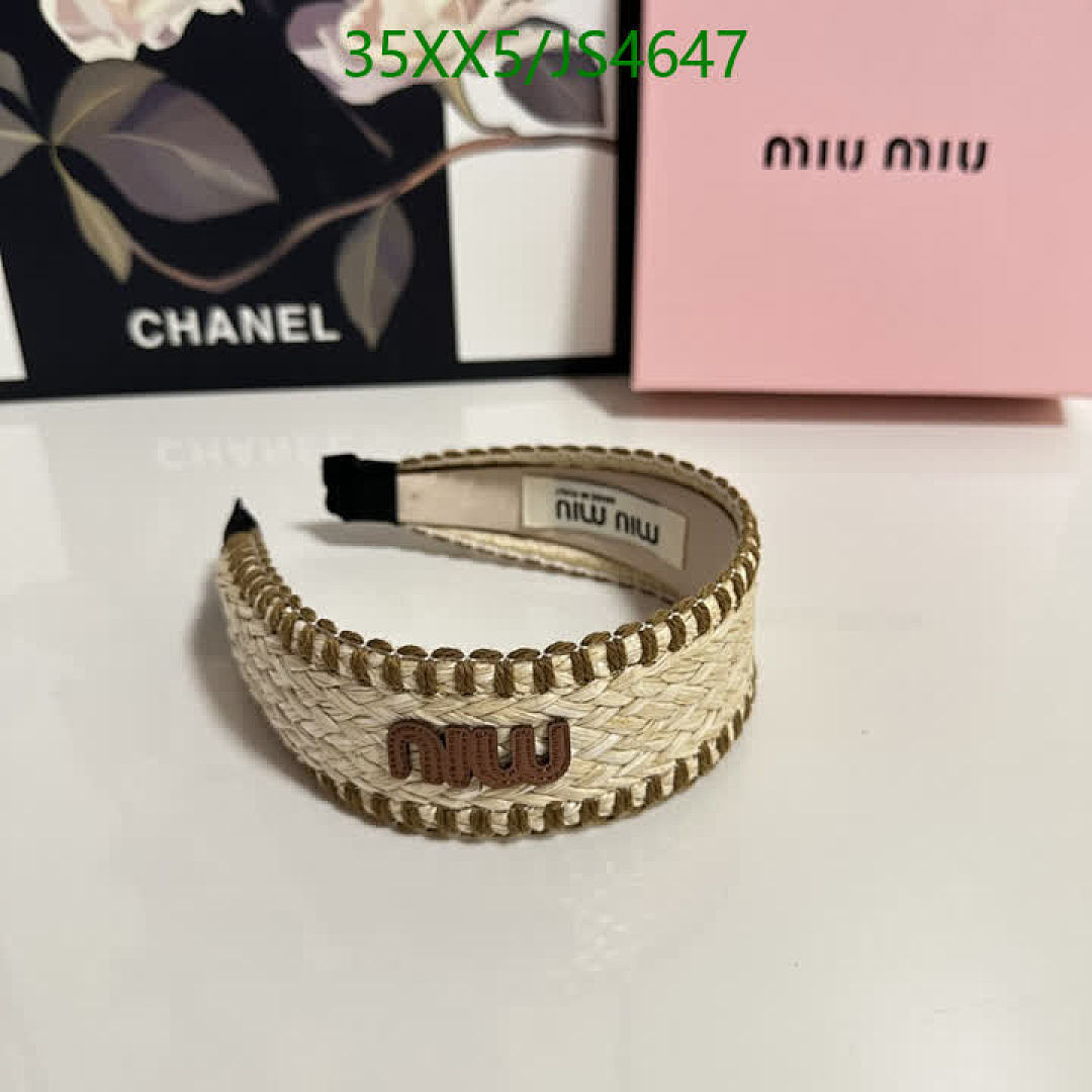 MIU MIU-Headband Code: JS4647 $: 35USD