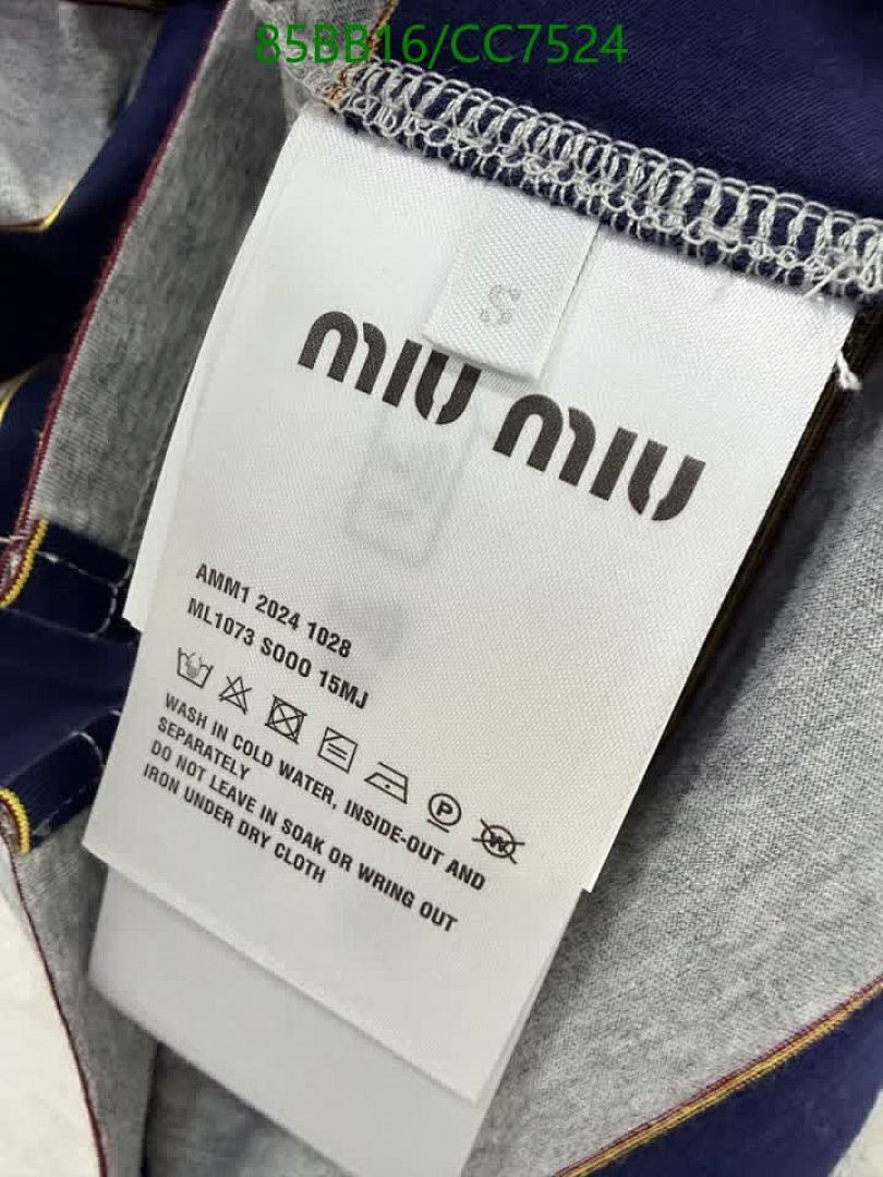 MIUMIU-Clothing Code: CC7524 $: 85USD
