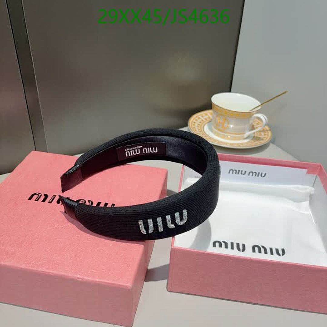 MIU MIU-Headband Code: JS4636 $: 29USD