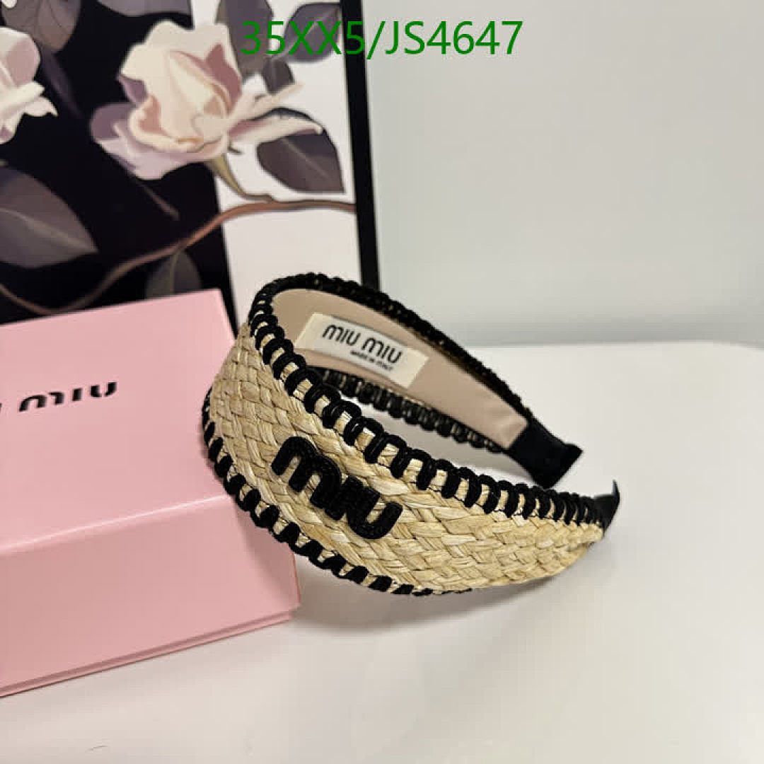 MIU MIU-Headband Code: JS4647 $: 35USD