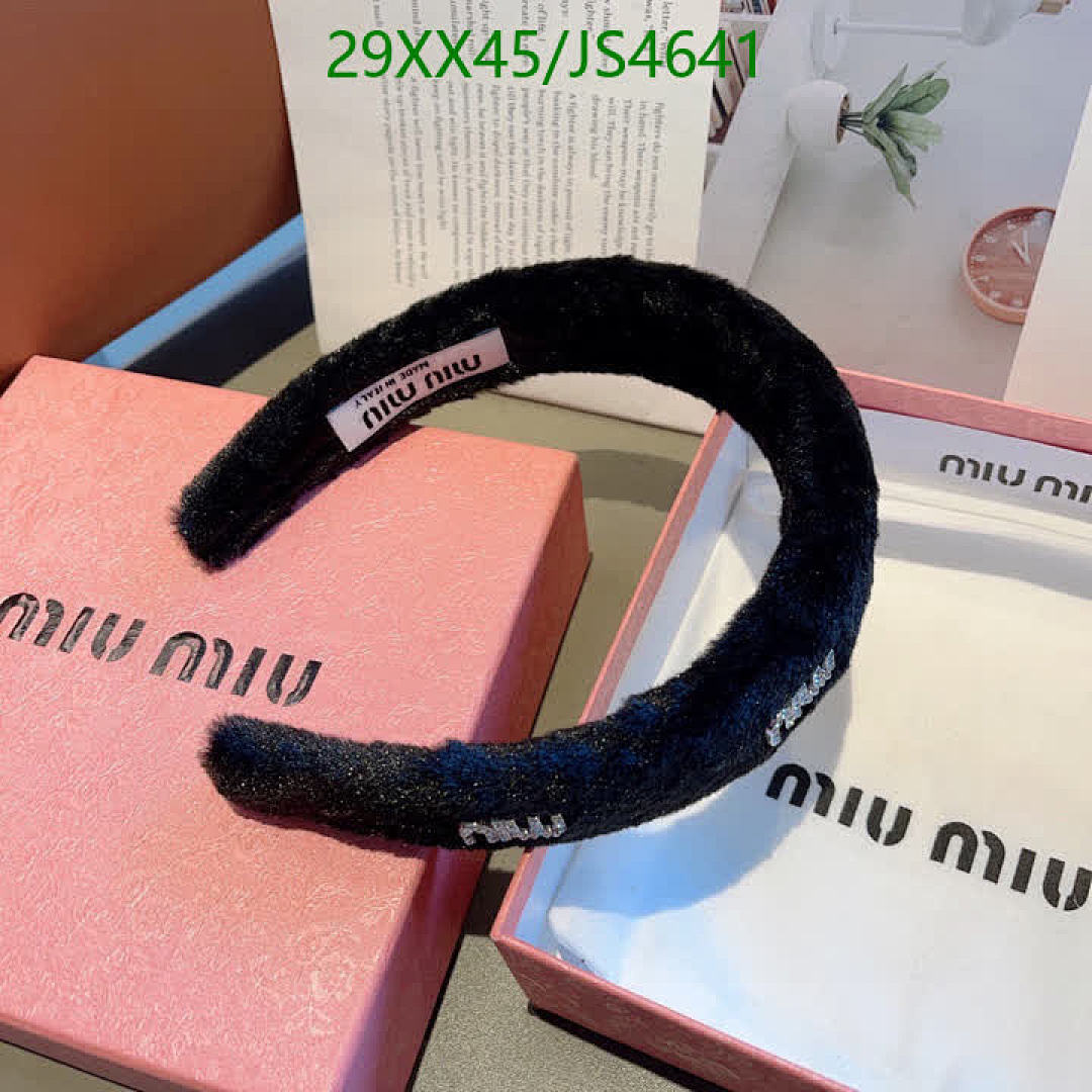 MIU MIU-Headband Code: JS4641 $: 29USD
