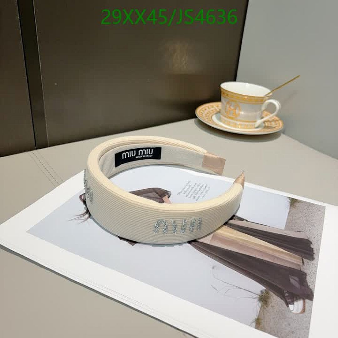 MIU MIU-Headband Code: JS4636 $: 29USD