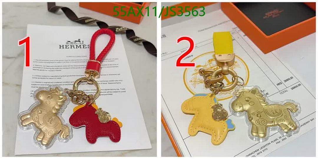 Hermes-Key pendant Code: JS3563 $: 55USD