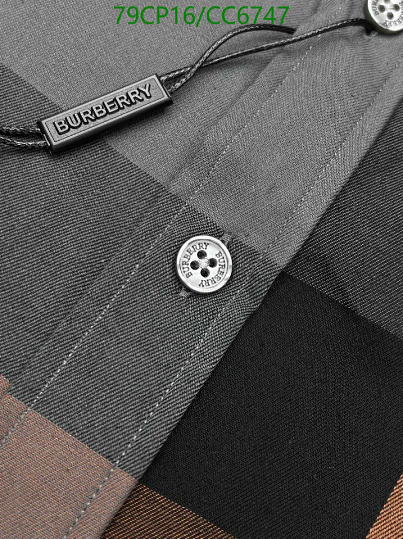 Burberry-Clothing Code: CC6747 $: 79USD