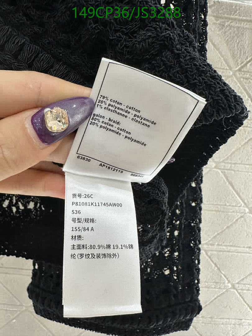 Chanel-Clothing Code: JS3288 $: 149USD