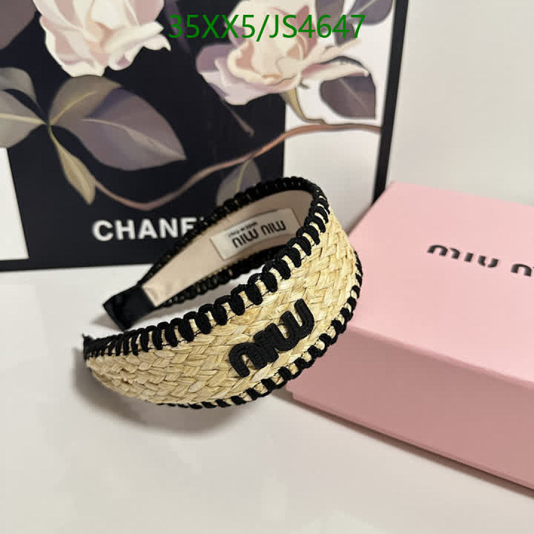 MIU MIU-Headband Code: JS4647 $: 35USD