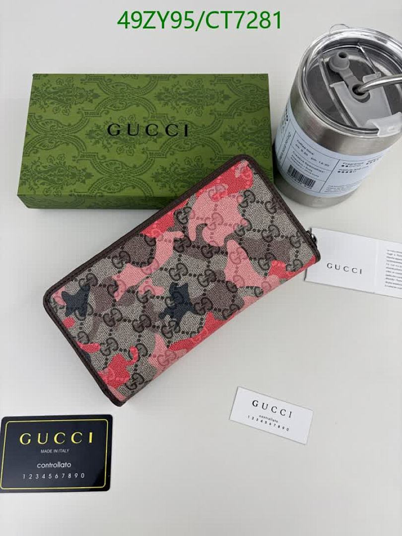 Gucci-Wallet-4A Quality Code: CT7281 $: 49USD