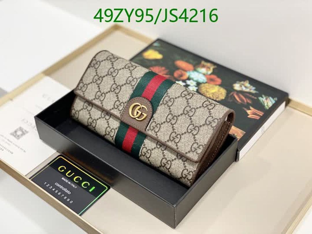 Gucci-Wallet-4A Quality Code: JS4216 $: 49USD
