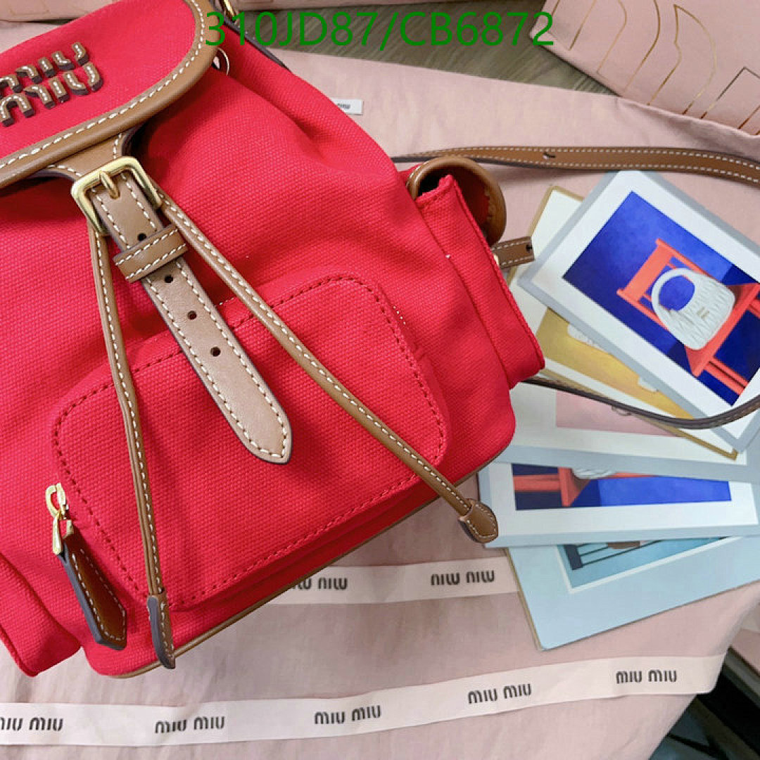Miu Miu-Bag-Mirror Quality Code: CB6872 $: 310USD