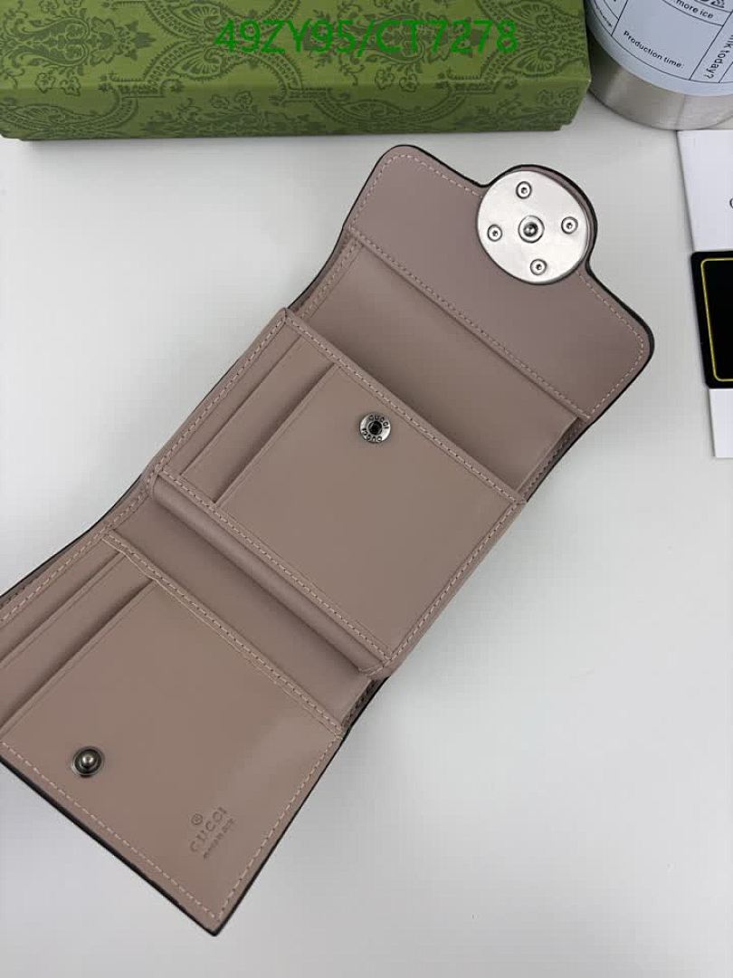 Gucci-Wallet-4A Quality Code: CT7278 $: 49USD