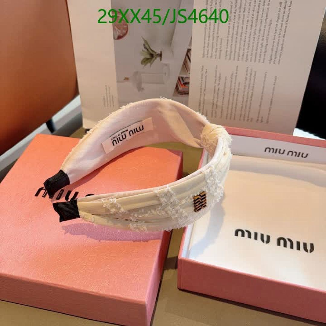 MIU MIU-Headband Code: JS4640 $: 29USD