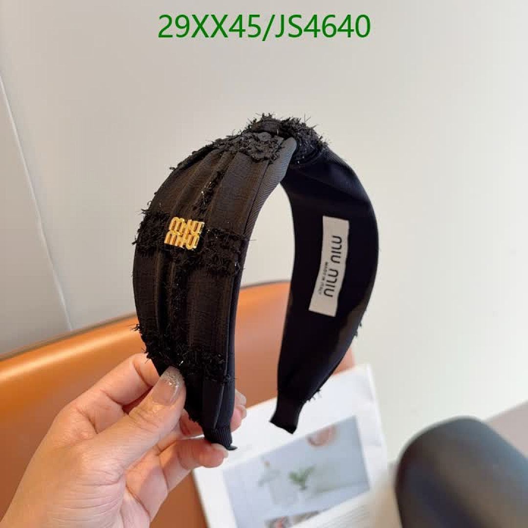MIU MIU-Headband Code: JS4640 $: 29USD