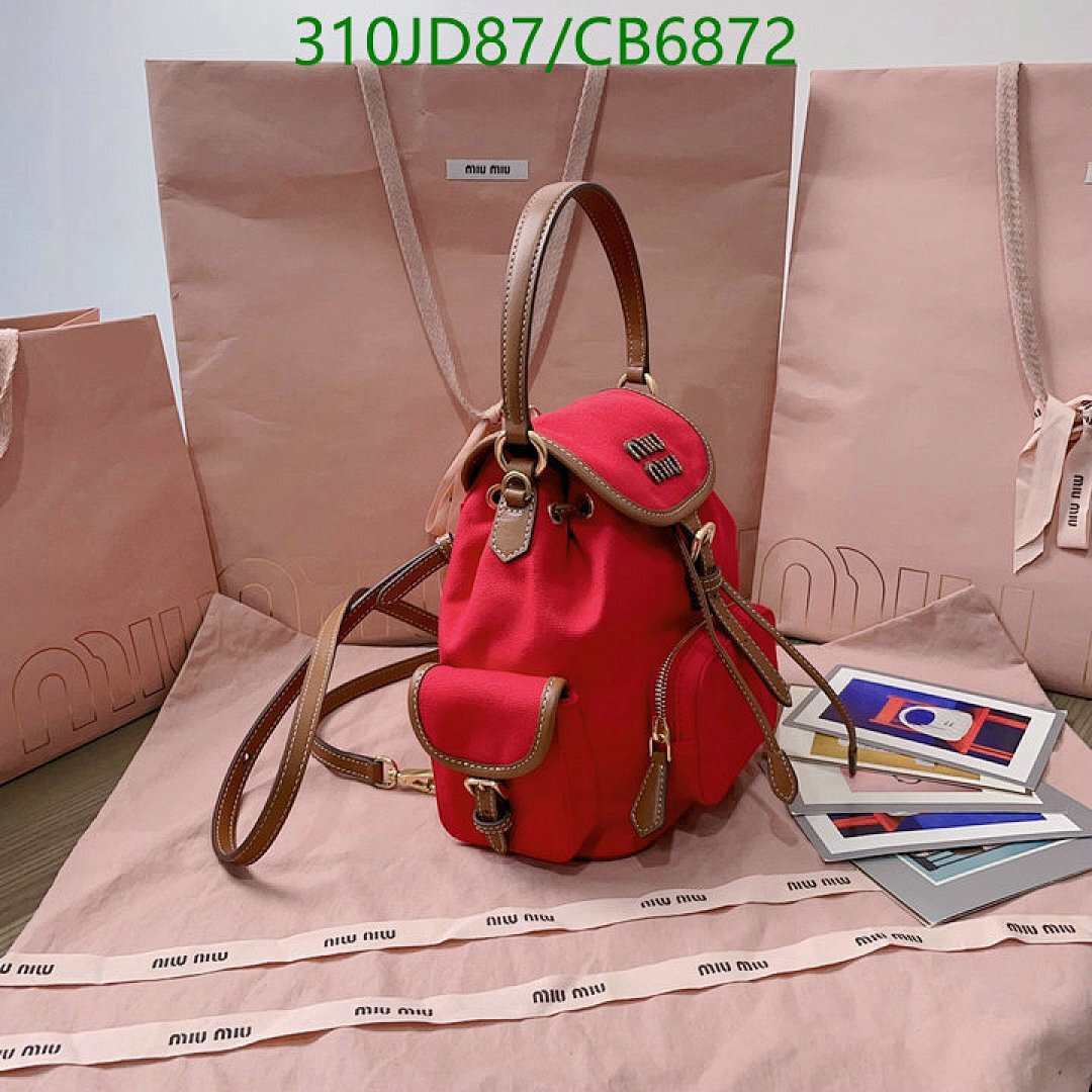 Miu Miu-Bag-Mirror Quality Code: CB6872 $: 310USD