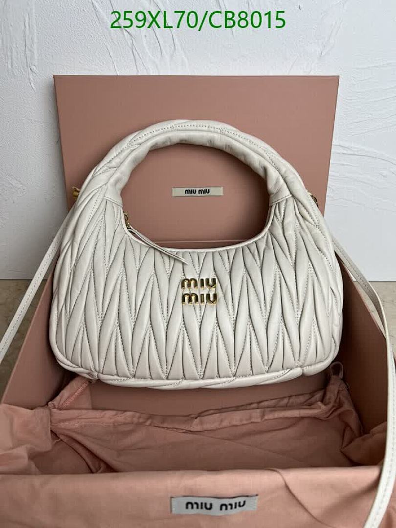 Miu Miu-Bag-Mirror Quality Code: CB8015 $: 259USD