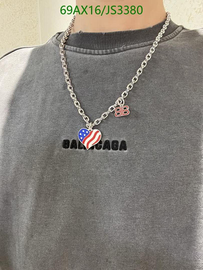 Balenciaga-Jewelry Code: JS3380 $: 69USD