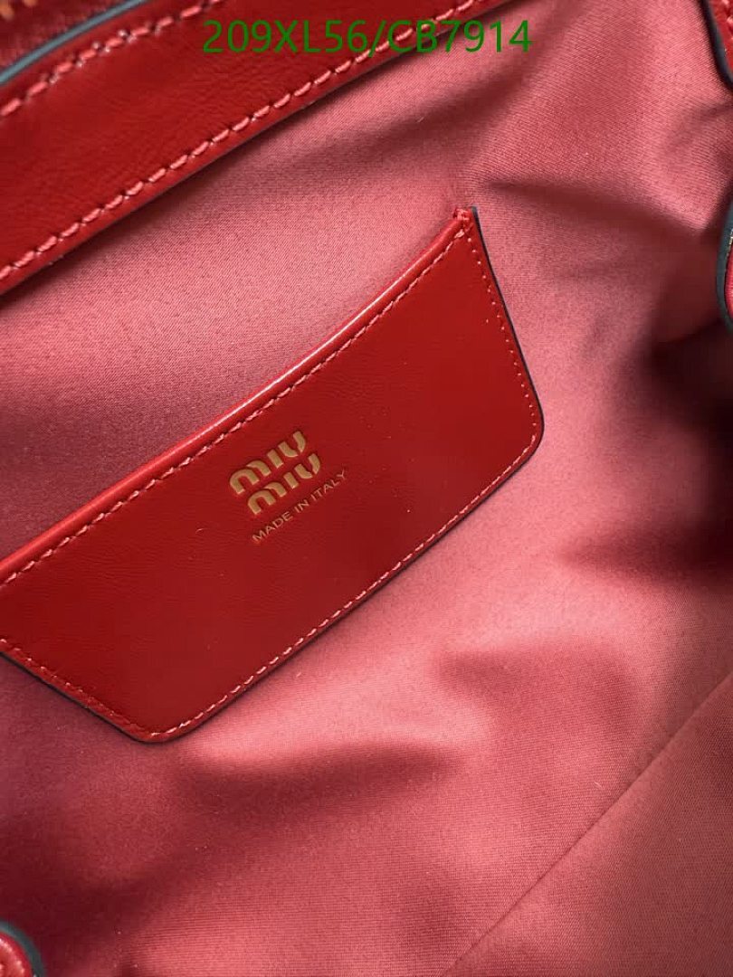 Miu Miu-Bag-Mirror Quality Code: CB7914 $: 209USD