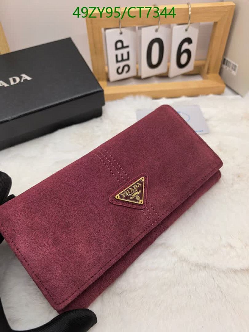 Prada-Wallet-4A Quality Code: CT7344 $: 49USD