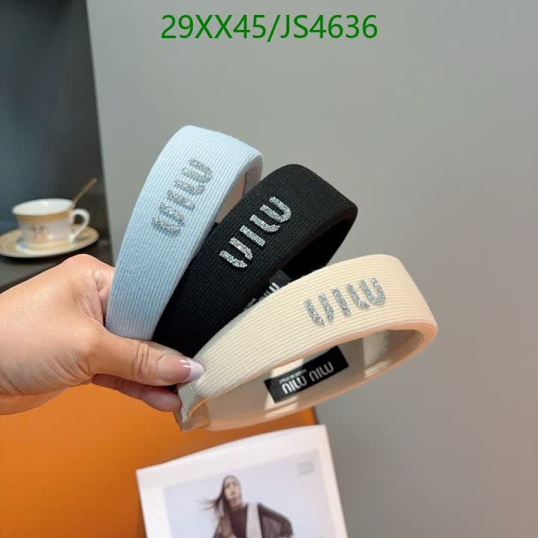 MIU MIU-Headband Code: JS4636 $: 29USD