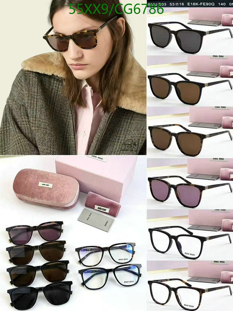 Miu Miu-Glasses Code: CG6786 $: 55USD