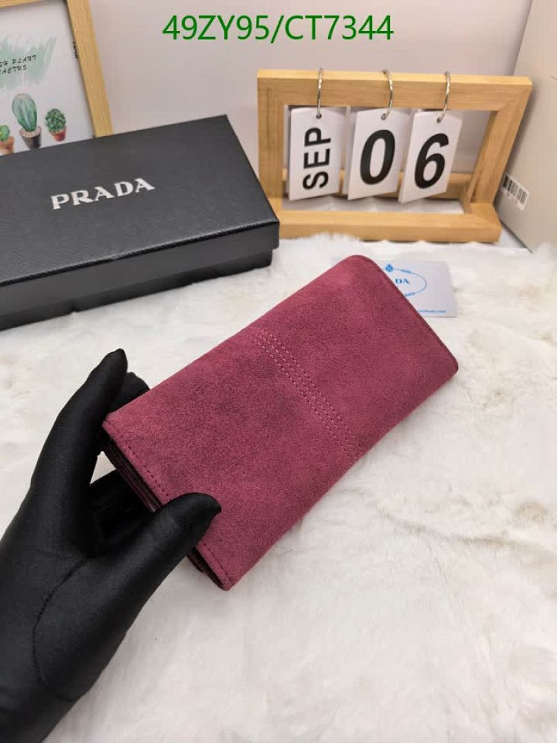 Prada-Wallet-4A Quality Code: CT7344 $: 49USD