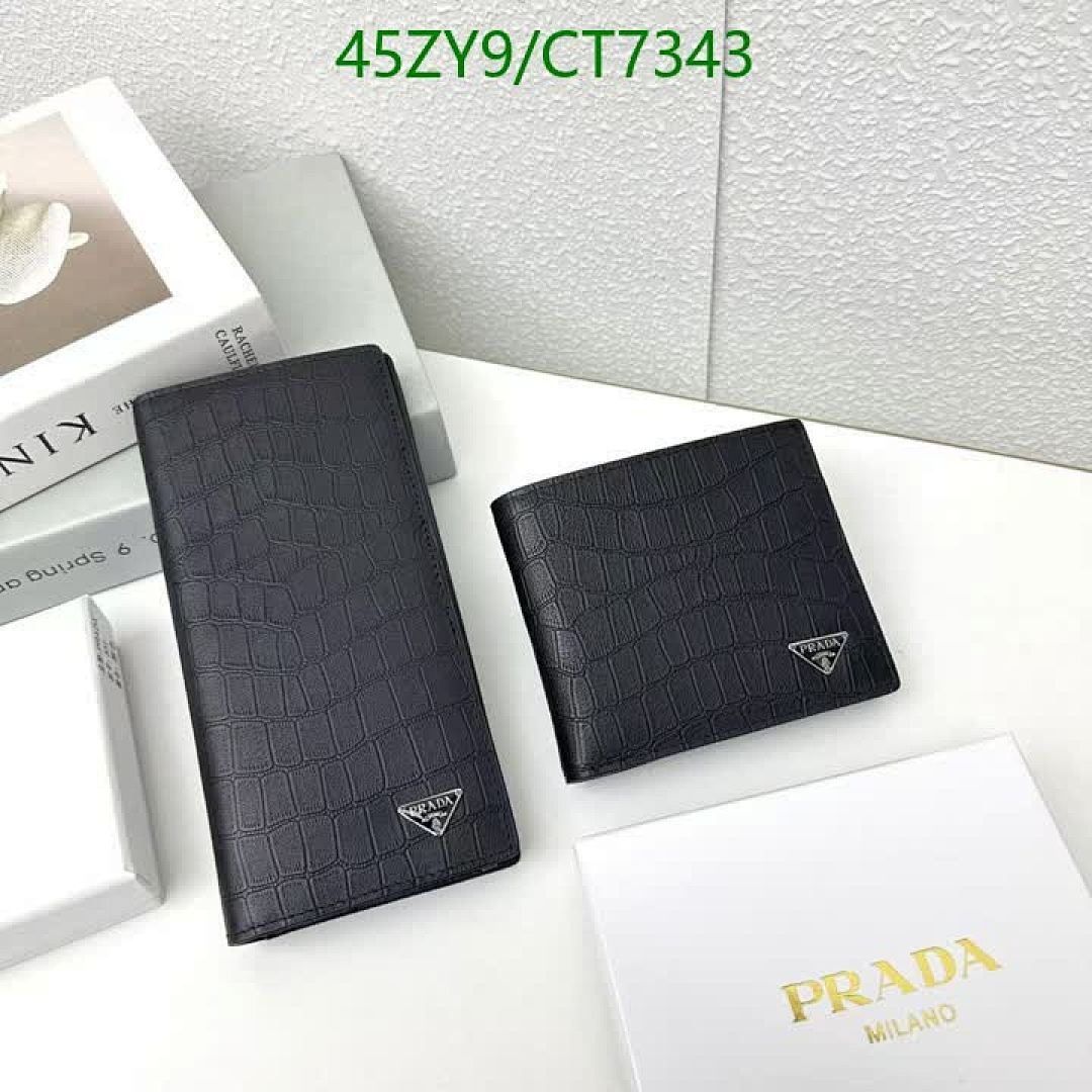 Prada-Wallet-4A Quality Code: CT7343 $: 45USD