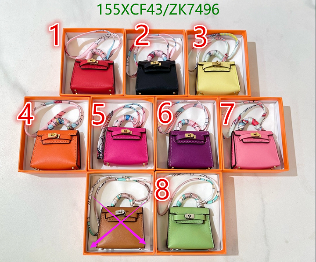 Hermes-Key pendant Code: ZK7496 $: 199USD