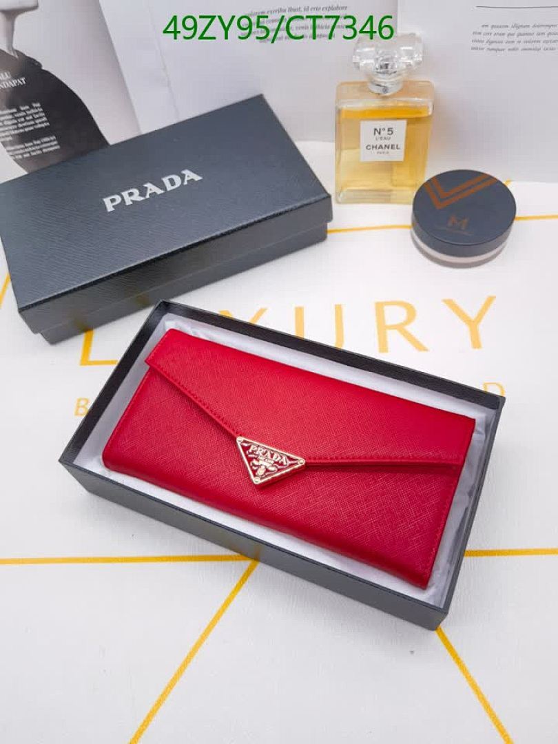 Prada-Wallet-4A Quality Code: CT7346 $: 49USD