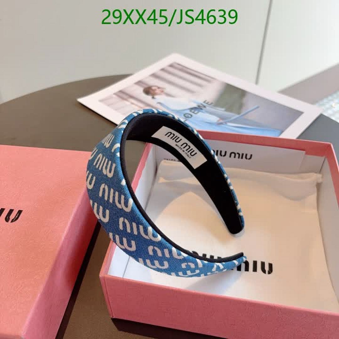 MIU MIU-Headband Code: JS4639 $: 29USD