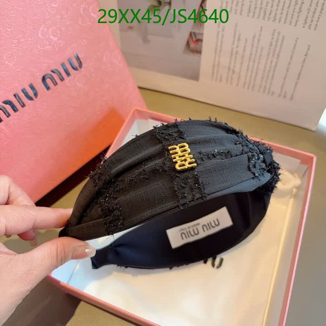 MIU MIU-Headband Code: JS4640 $: 29USD
