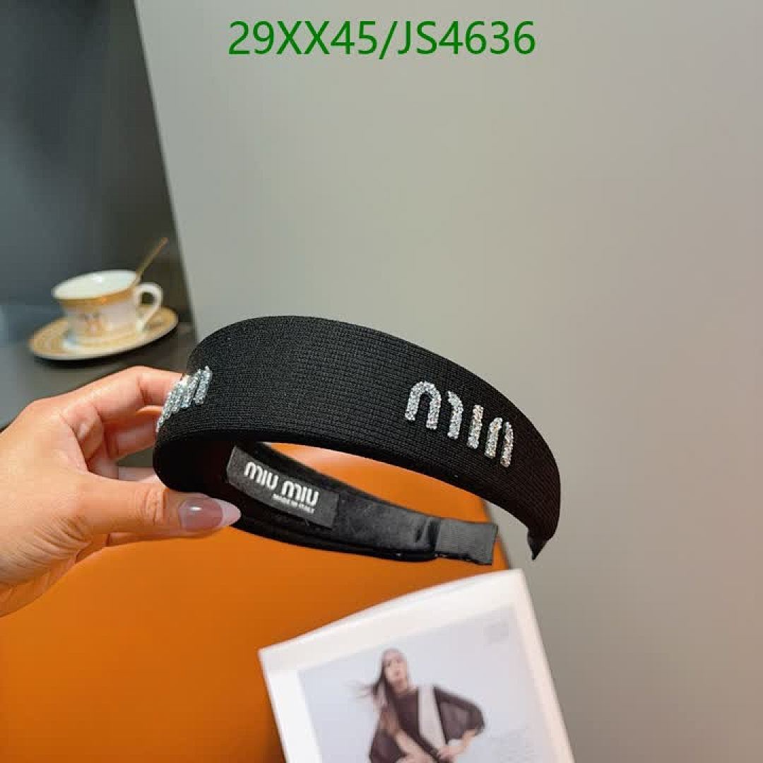 MIU MIU-Headband Code: JS4636 $: 29USD
