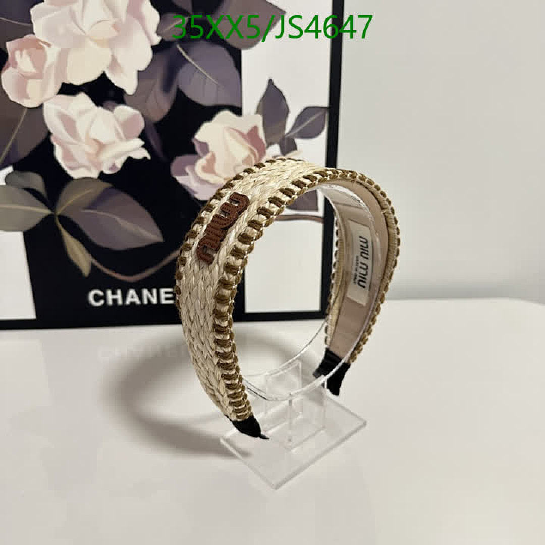 MIU MIU-Headband Code: JS4647 $: 35USD
