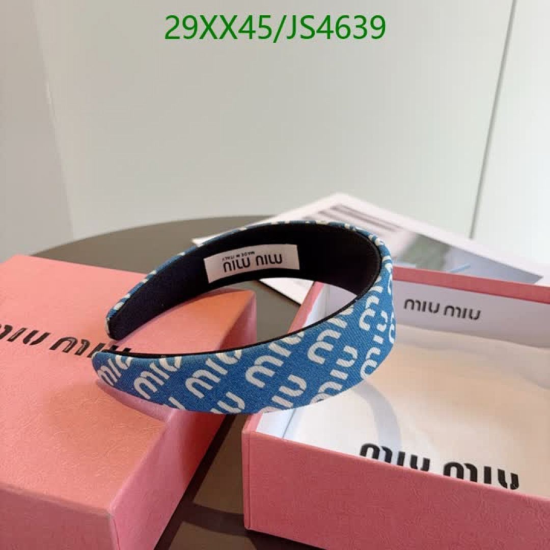 MIU MIU-Headband Code: JS4639 $: 29USD