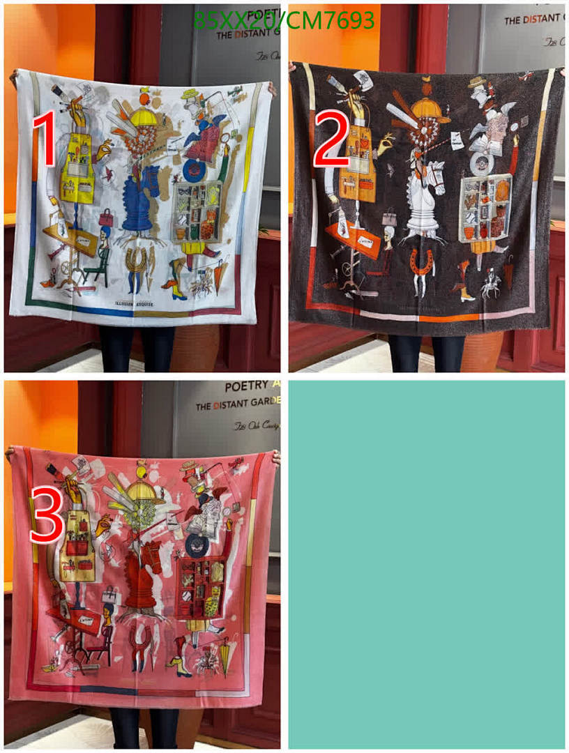 Hermes-Scarf Code: CM7693 $: 85USD