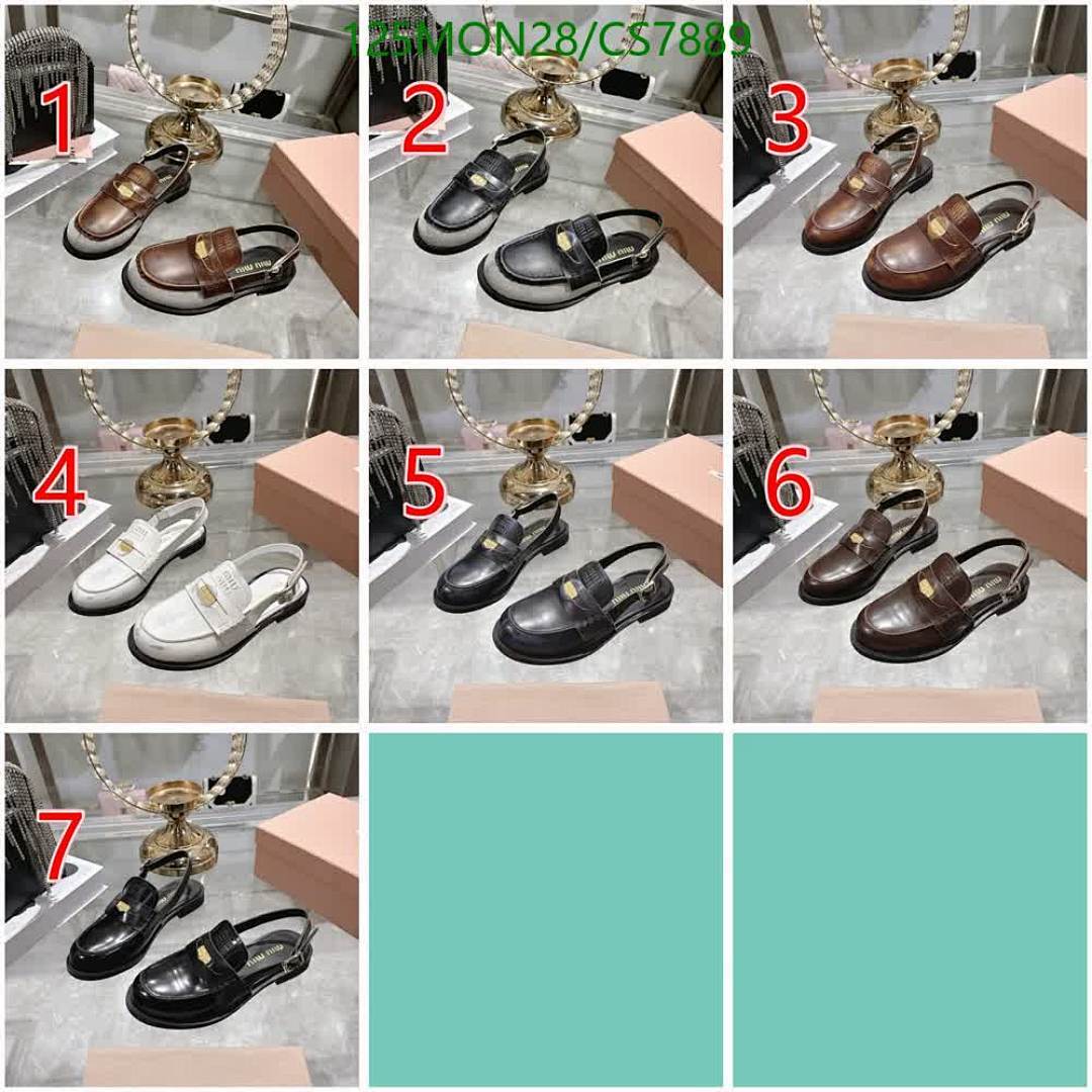 Miu Miu-Women Shoes Code: CS7889 $: 125USD