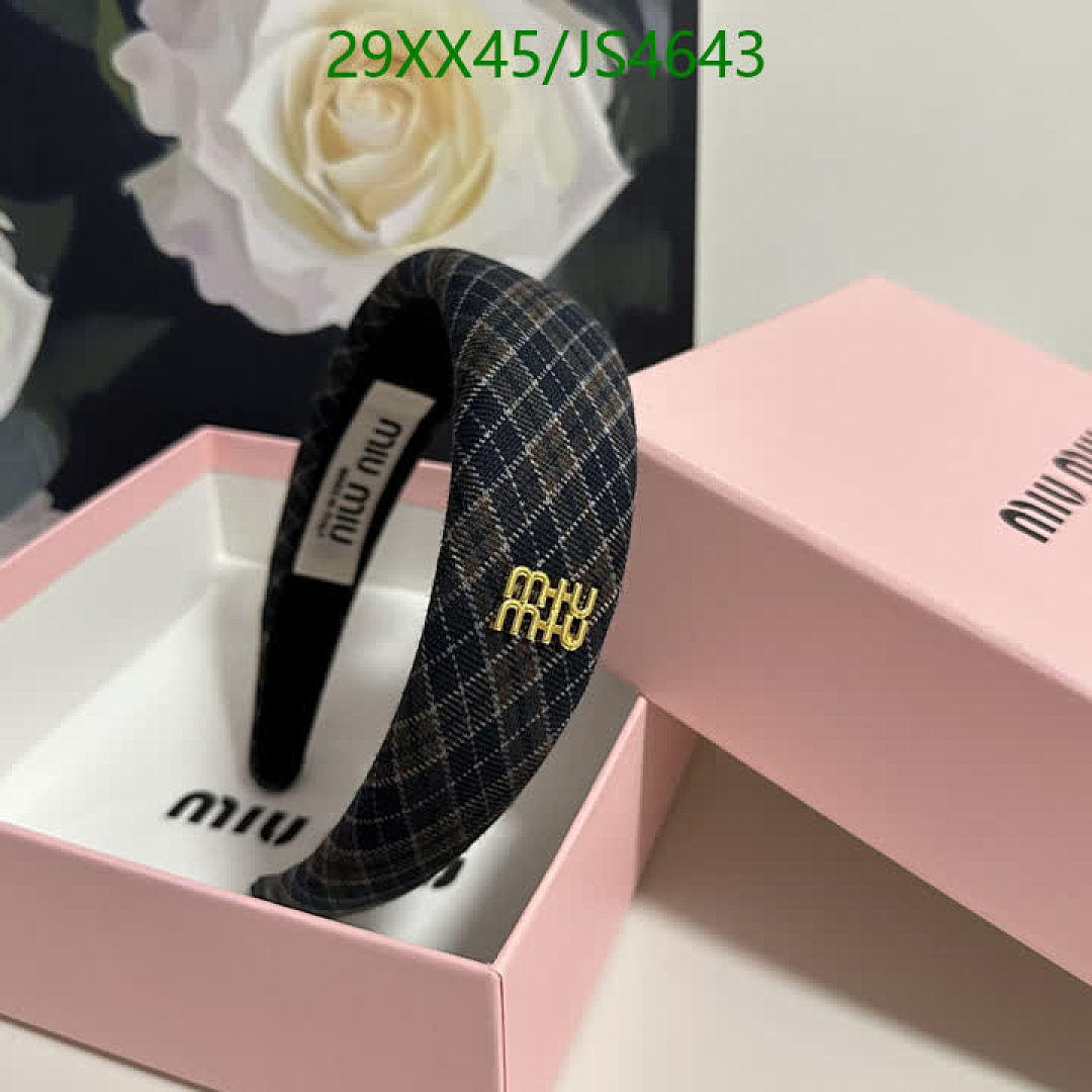 MIU MIU-Headband Code: JS4643 $: 29USD