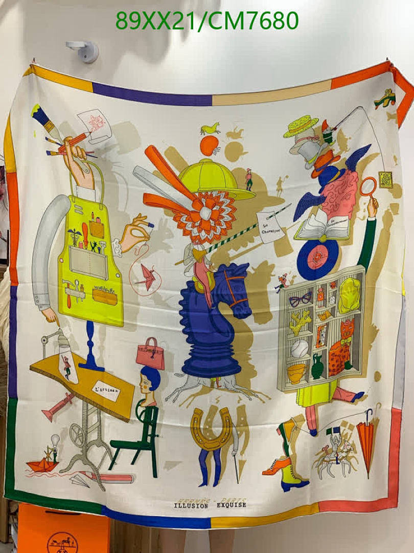 Hermes-Scarf Code: CM7680 $: 89USD