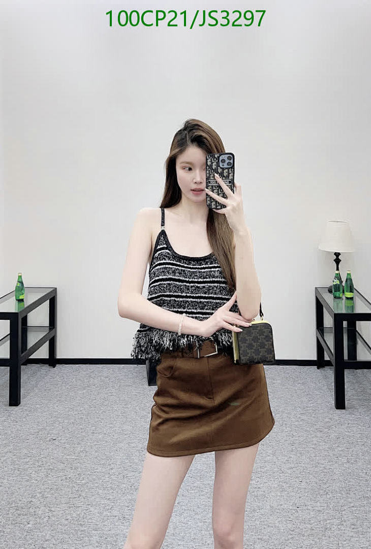 Chanel-Clothing Code: JS3297 $: 100USD