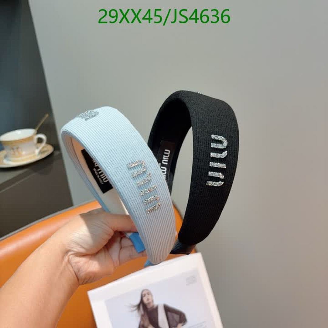 MIU MIU-Headband Code: JS4636 $: 29USD