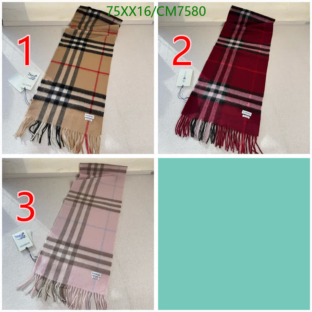Burberry-Scarf Code: CM7580 $: 75USD